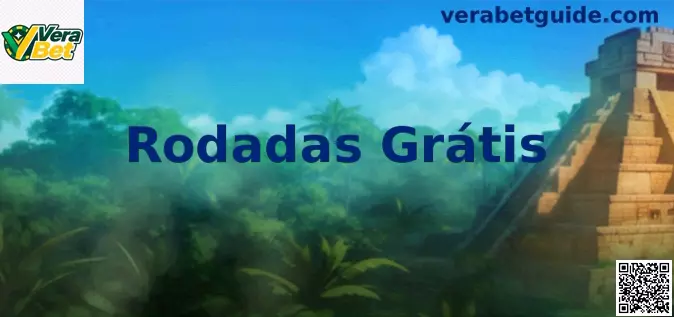 Interface promocional de Rodadas Grátis no Cassino Vera Bet