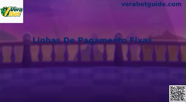 Exemplo visual de Linhas De Pagamento Fixas em um slot da Vera Bet