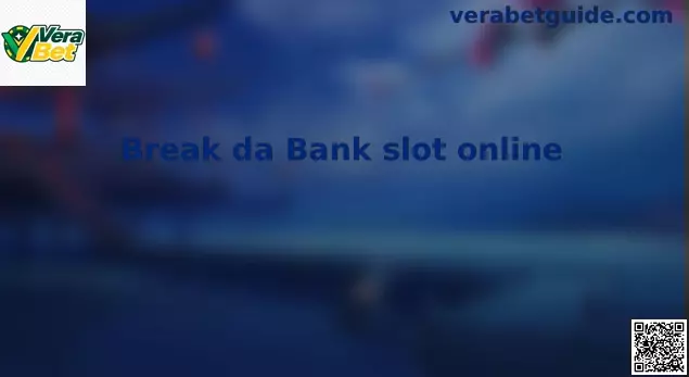 Tela temática do Break da Bank slot online com símbolos de dinheiro e cofre